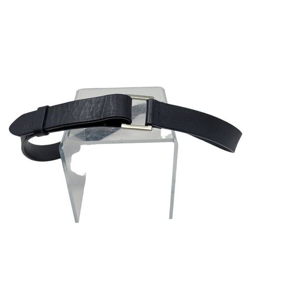 Vintage Polo Jeans‎ Genuine Leather Belt M Fold Over Hook Loop Closure Logo